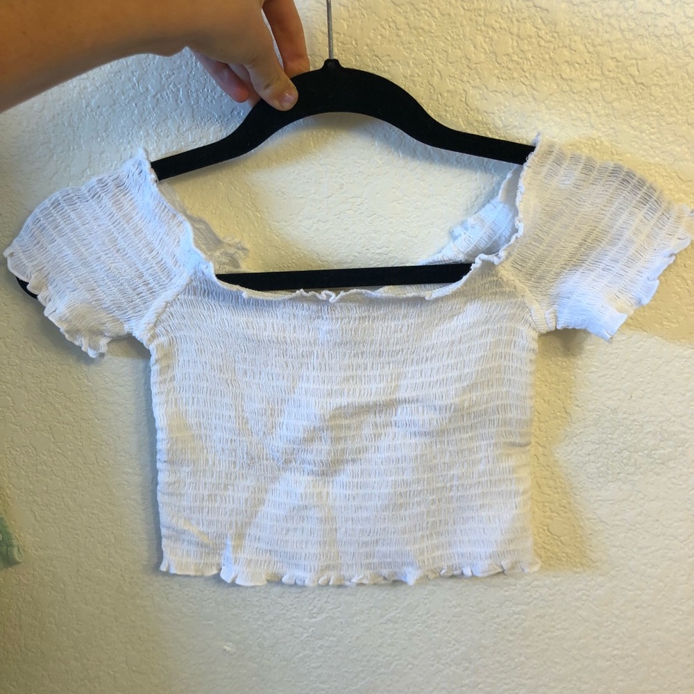 UO Off the shoulder crop top